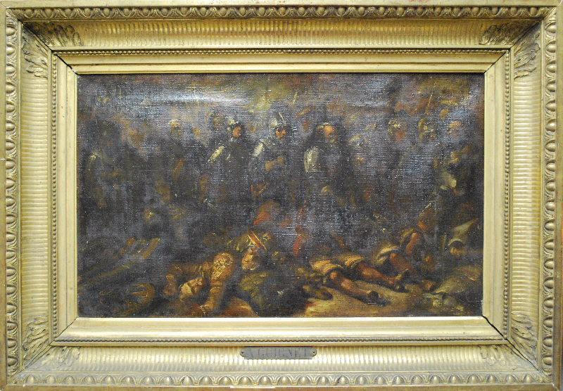 Champ de bataille, Adrien Guignet, 1842