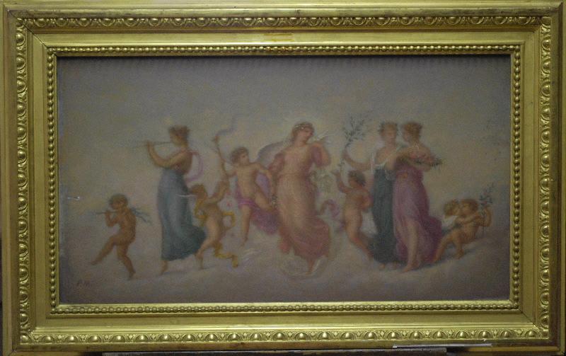 Le cortège de Flore, Charles Philibert Mariller, 2e moitié 19e siècle