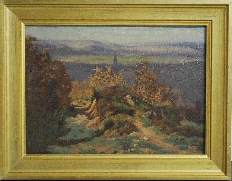 Sentier de Montjeu en automne, Charles Philibert Mariller