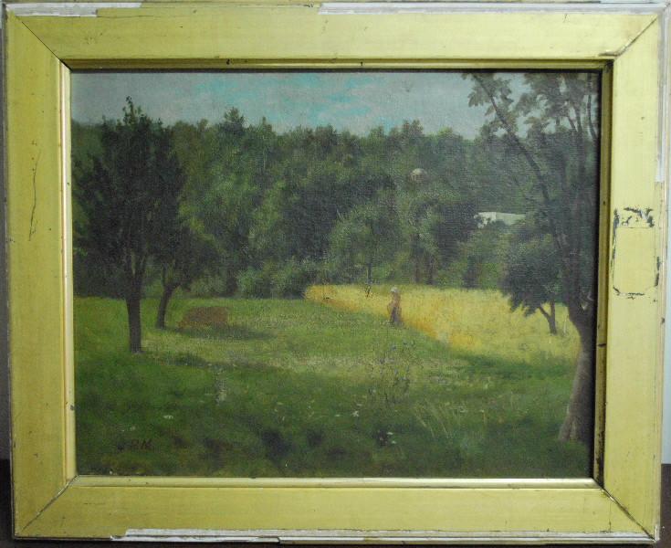 Les blés mûrs, Charles Philibert Mariller, 2e moitié 19e siècle