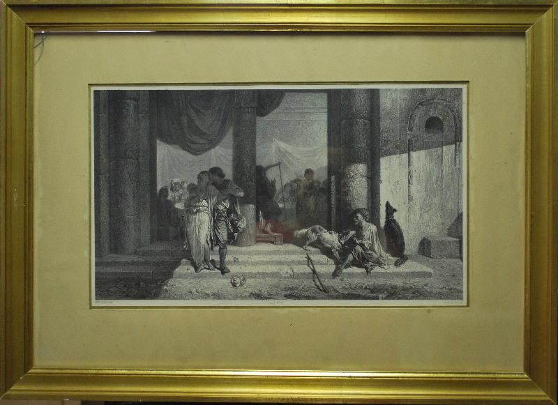 Le mauvais riche, Jean-Baptiste Guignet, 19e siècle