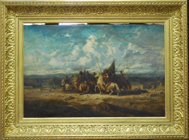 Cavaliers dans le désert, Jean-Baptiste Guignet, 1847