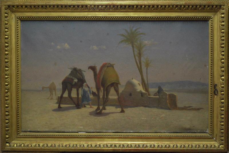 Chamelier près d'un marabout, Charles Philibert Mariller