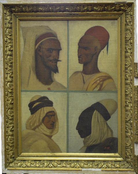 Quatre têtes, Charles Philibert Mariller