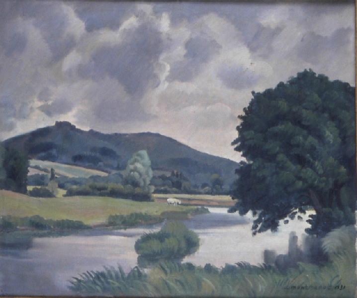 Paysage au ruisseau, Etienne de Martenne, 1894