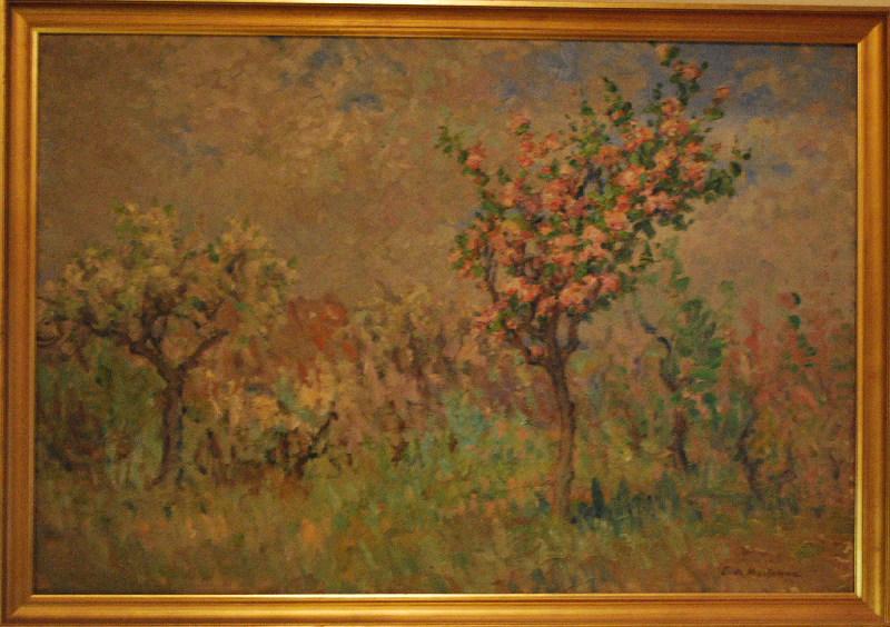 Arbres en fleurs, Etienne de Martenne, 4e quart 19e siècle, 1er quart 20e siècle