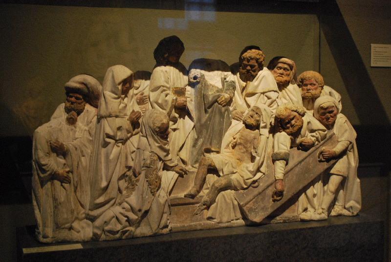 Résurrection de Lazare, Antoine Le Moiturier, 1481