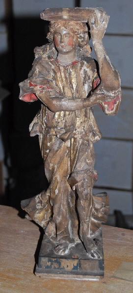 Ange cariatide, 17e siècle, 18e siècle