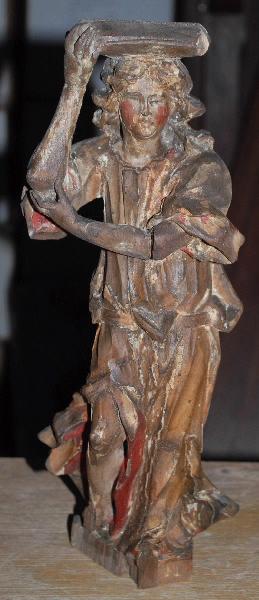 Ange cariatide, 17e siècle, 18e siècle