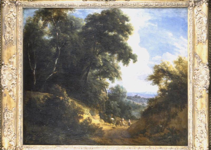 Paysage avec départ pour les champs, Jacques d' Arthois, 17e siècle