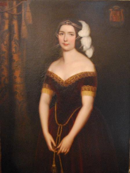 Portrait de mademoiselle de Glouny, Jean-Baptiste Guignet, 1845