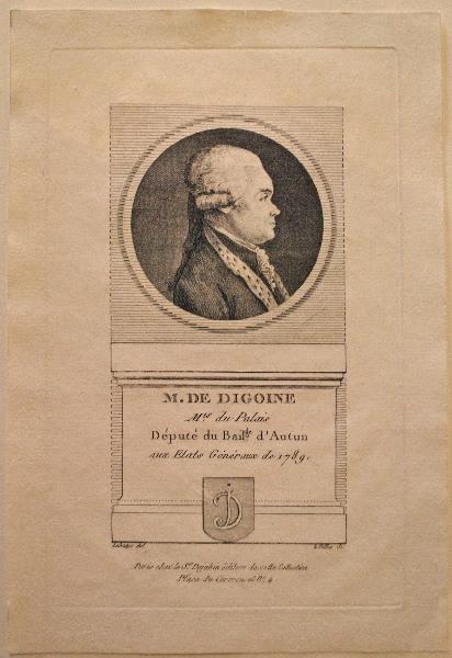 Portrait de Digoine, Le Tellier, 18e siècle