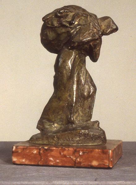 Femme rapportant de l'herbe ; Retour de l'herbe ; Femme au ballot, Aimé Jules Dalou, 1894,1902