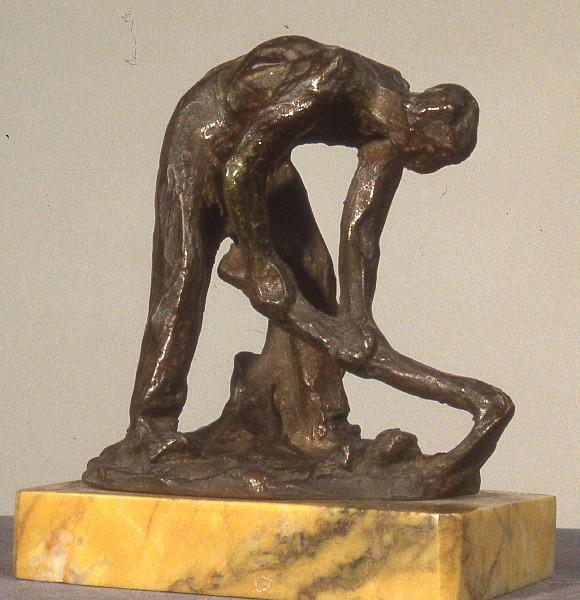 Bineur ; Homme à la houe, Aimé Jules Dalou, 1894,1910