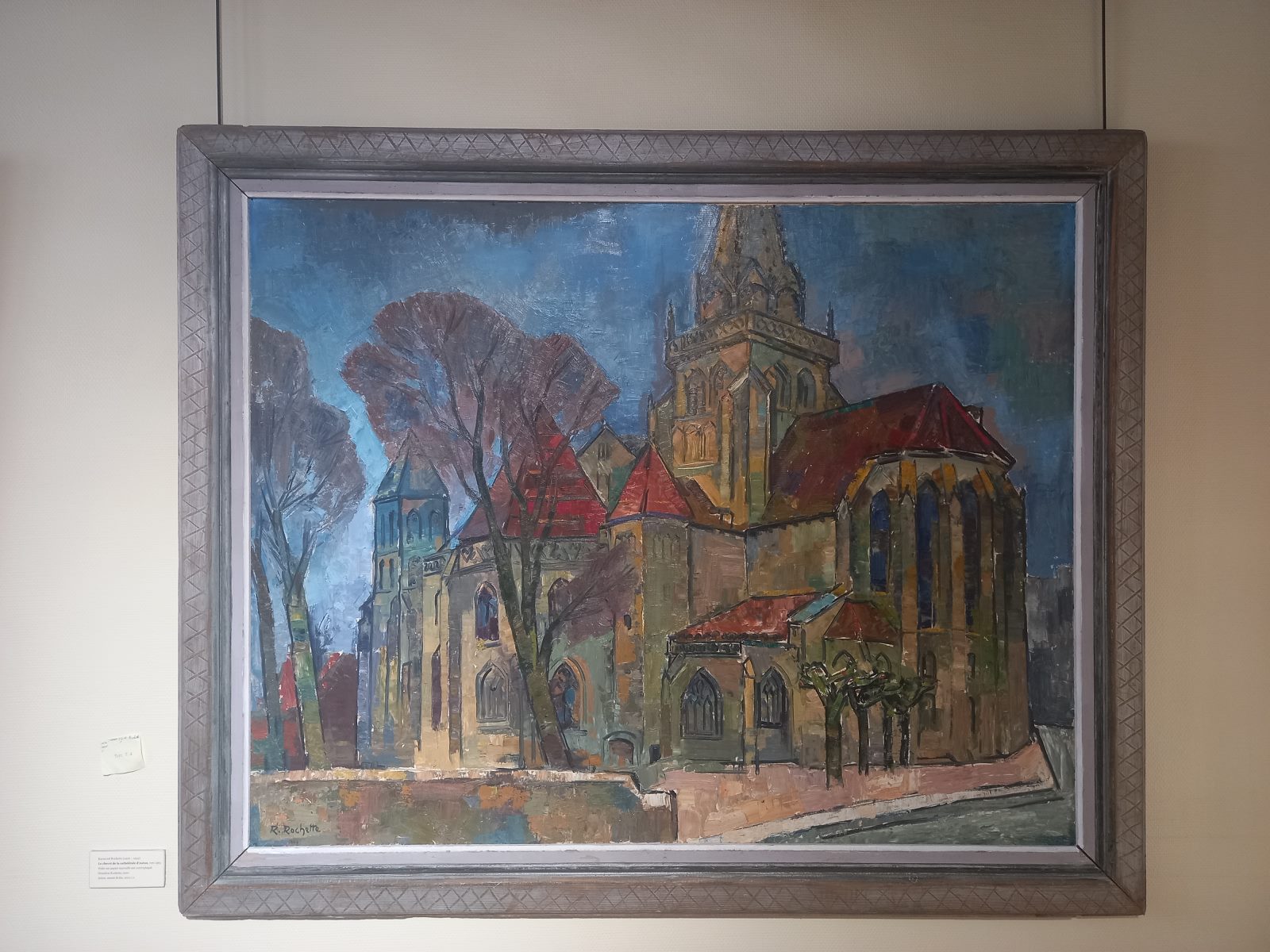 Chevet de la cathédrale, Raymond Rochette, 1965 vers