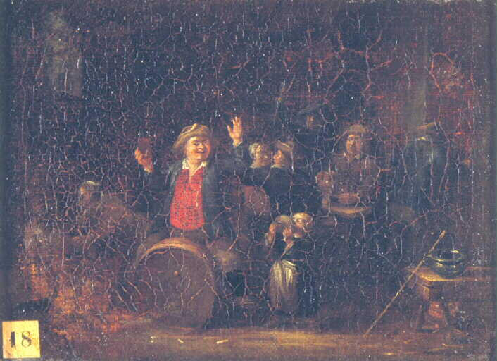 Scène de beuverie, Egbert van Heemskerck, 17e siècle