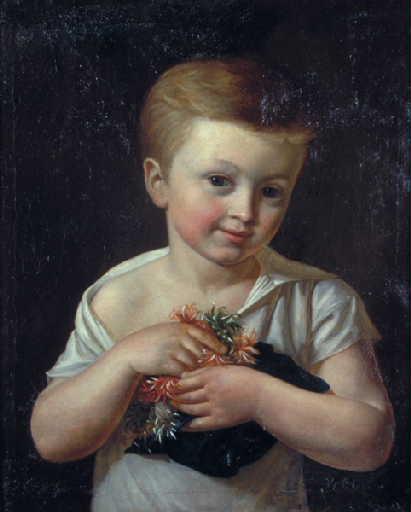 Portrait d'Evariste Ronot, Pierre Victor Olagnon, 1ère moitié 19e siècle