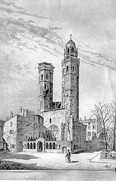 Vue du Vieux Saint-Vincent, Edmond Malo, 2e moitié 19e siècle, 1er quart 20e siècle