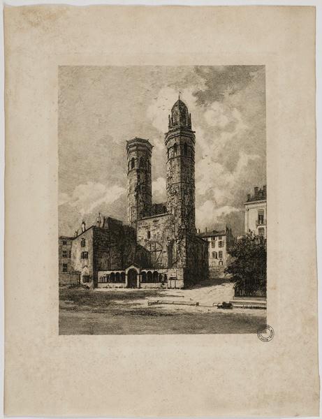 Vue du Vieux Saint-Vincent, Paul Martin, 1896