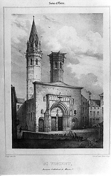 Saint-Vincent, ancienne cathédrale de Mâcon, Emile Sagot, 1835