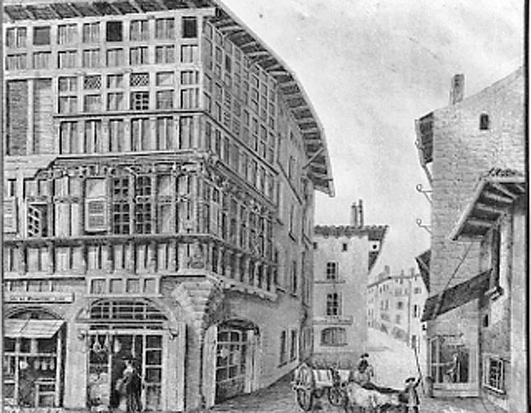 La Maison de Bois en 1849, Louis Oscar Rousselot, 1849