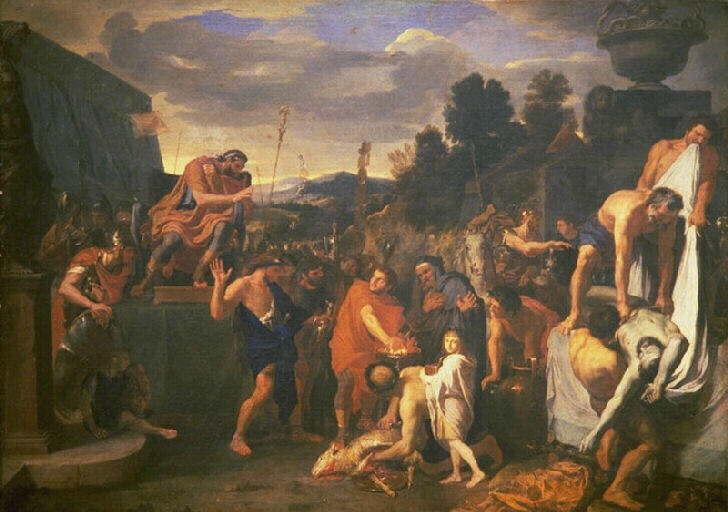 Mucius Scaevola devant Porsenna_0