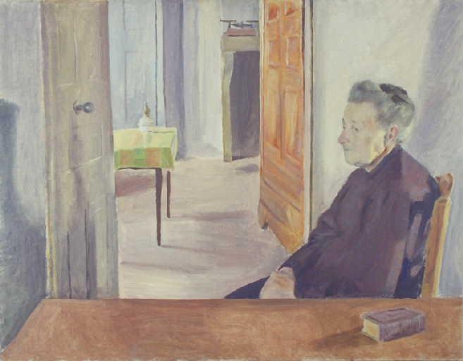Méditations, 1953 (Mme Thibaudet mère) (Titre du tableau), Louis Thibaudet, 1953