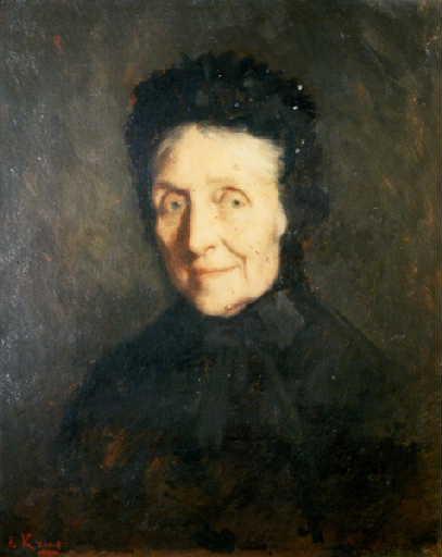 Portrait d'une femme âgée_0