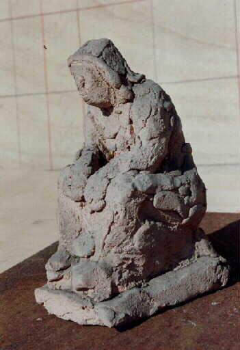 Vieille femme assise, Maxime Descombin, 20e siècle