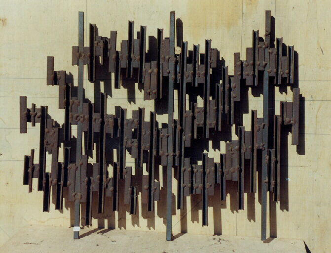 Relief en fer en U, Maxime Descombin, 20e siècle