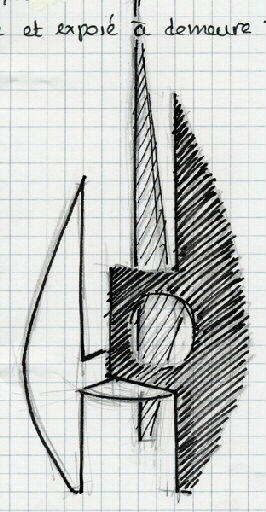 Portique d'honneur, Maxime Descombin, 20e siècle