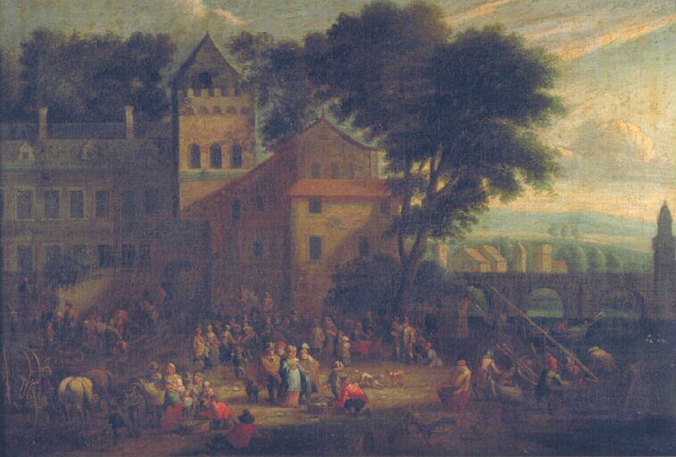 Fête de village, Mathys Schoevaerdts, 17e siècle