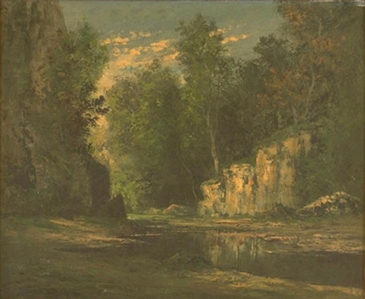 Paysage ; Paysage à Emeringes (Titre inscrit à l'inventaire) — Gustave Courbet