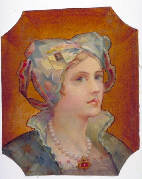 Tête de femme de trois-quarts, Gaston Bussiere, 4e quart 19e siècle, 1er quart 20e siècle