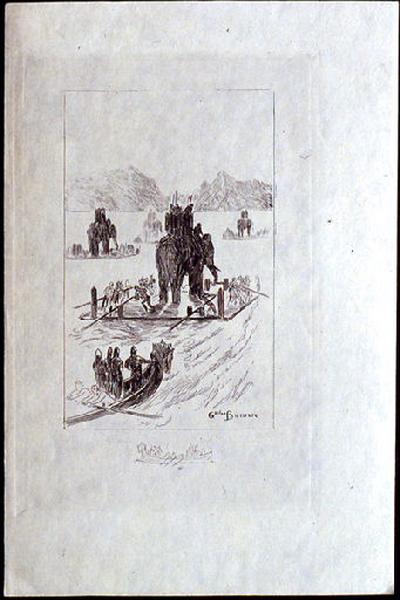 Salammbô, chapitre 06 : Hannon (1er état de la gravure)_0