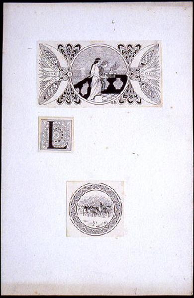 Salammbô, tête de chapitre, lettrine et cul de lampe : Vestales_0