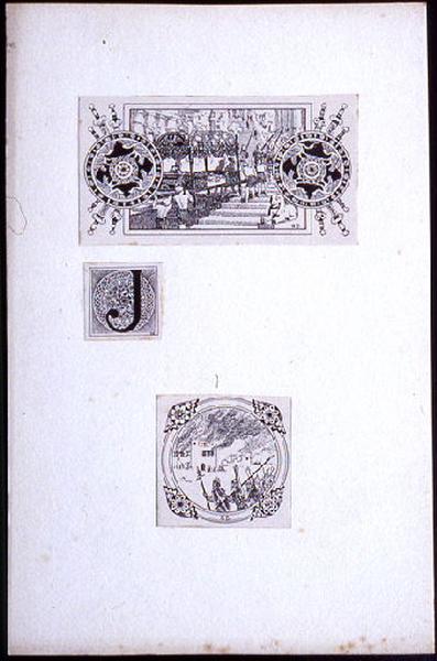 Salammbô, tête de chapitre, lettrine et cul de lampe : Dais_0
