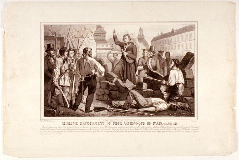 Sublime dévouement du pieux Archevêque de Paris (23 juin 1848)_0