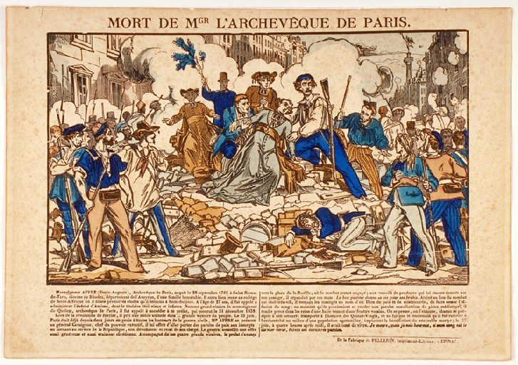 Mort de Mgr l'Archevêque de Paris_0