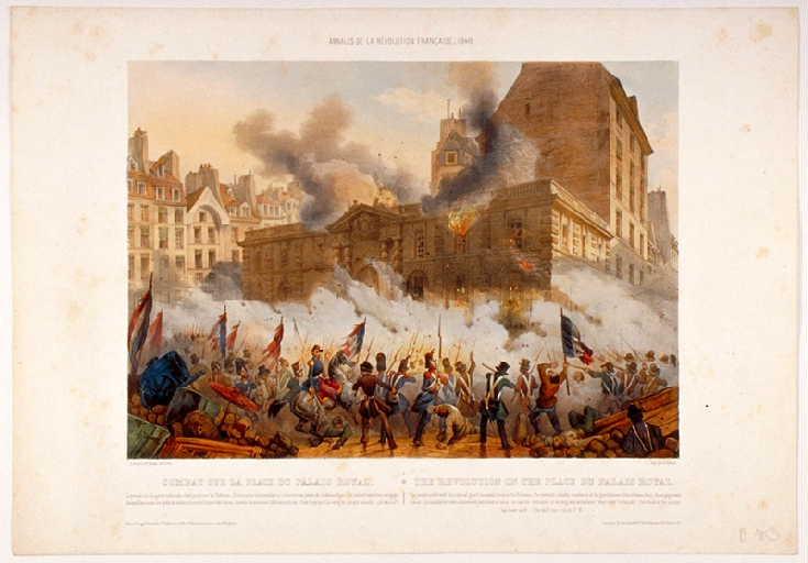 Combat sur la Place du Palais Royal ; Annales de la Révolution française - 1848 (N° 6)_0