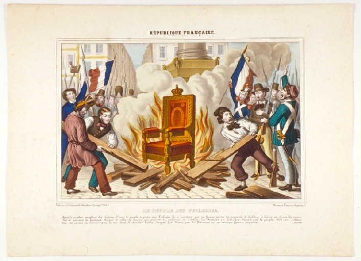 Le peuple aux Tuileries. 24 février 1848_0