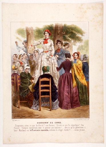 Gouvernement des femmes, Gustave Janet, 19e siècle
