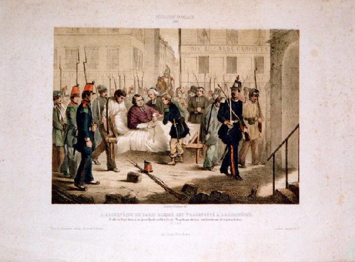 L'archevêque de Paris blessé, est transporté à l'archevêché_0