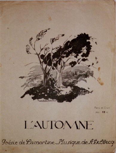 Partition et couverture de ' L'automne '_0