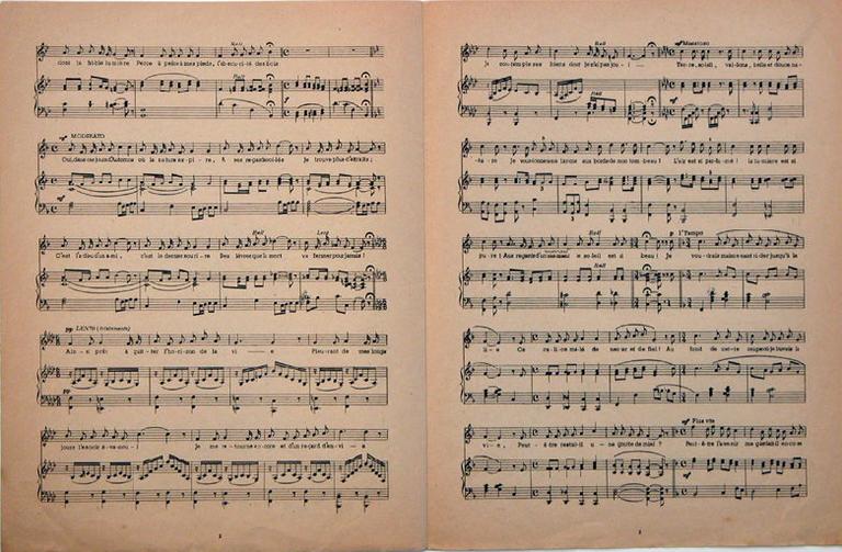 Partition et couverture de ' L'automne '_2