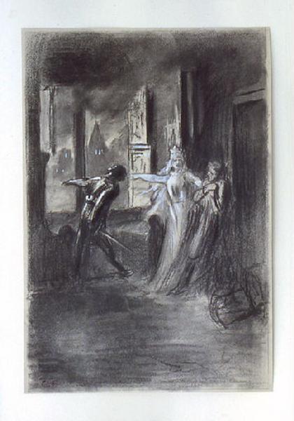 Scène de poème épique, Gaston Bussière, 4e quart 19e siècle, 1ère moitié 20e siècle