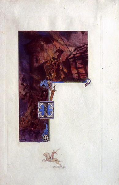 Saint Julien l'Hospitalier, chapitre 02 - Il s'engageait dans une troupe d'aventuriers (Tirage couleur)_0