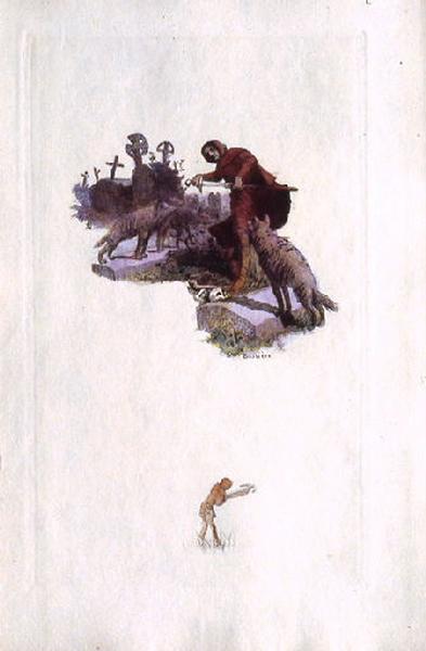 Saint Julien l'Hospitalier, chapitre 02 - On trébuchait sur les ossements de morts (tirage couleur)_0
