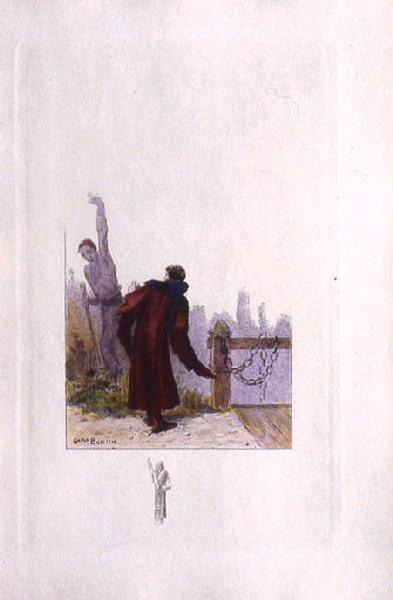 Saint Julien l'Hospitalier, chapitre 01 - Le mendiant apparaît au père de Julien (tirage couleur)_0