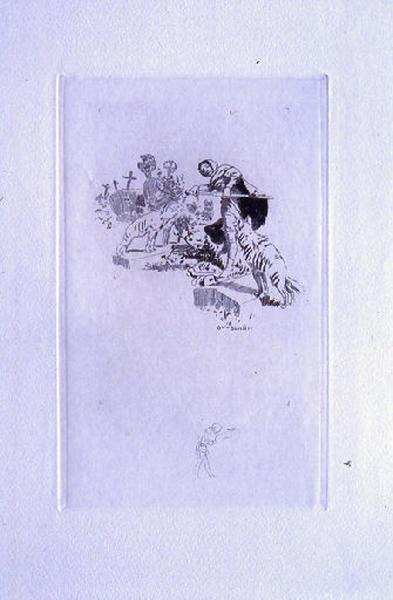 Saint Julien l'Hospitalier, chapitre 02 - On trébuchait sur les ossements de morts (1er état de la gravure)_0
